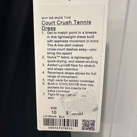 Lululemon Court Crush Dress Tennis Dress - Picture 2 of 7